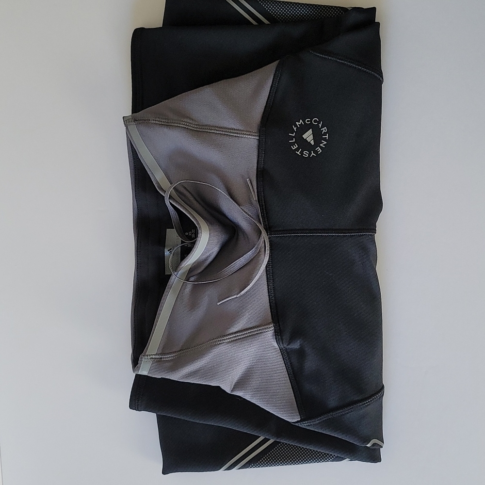 NWOT Adidas by Stella McCartney Truepace Cold.Rdy Leggings Black & Gray Size XS - Picture 13 of 14